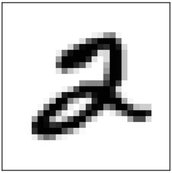 Example MNIST digit